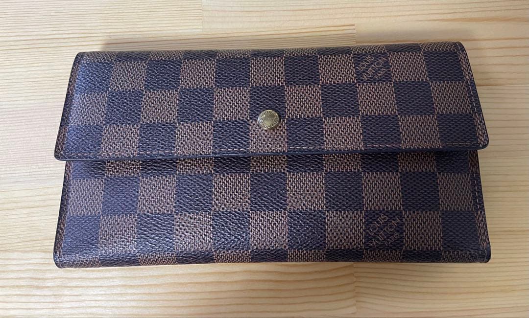 ルイ ヴィトン ダミエ ポルトフォイユ サラ 旧型 ブラウン ダミエ