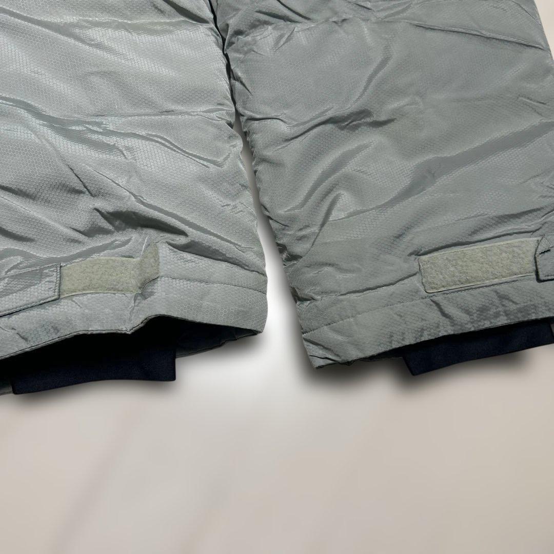 MARUKYU フィッシングスーツ(上下セット) グレー　ダウン　やけあり