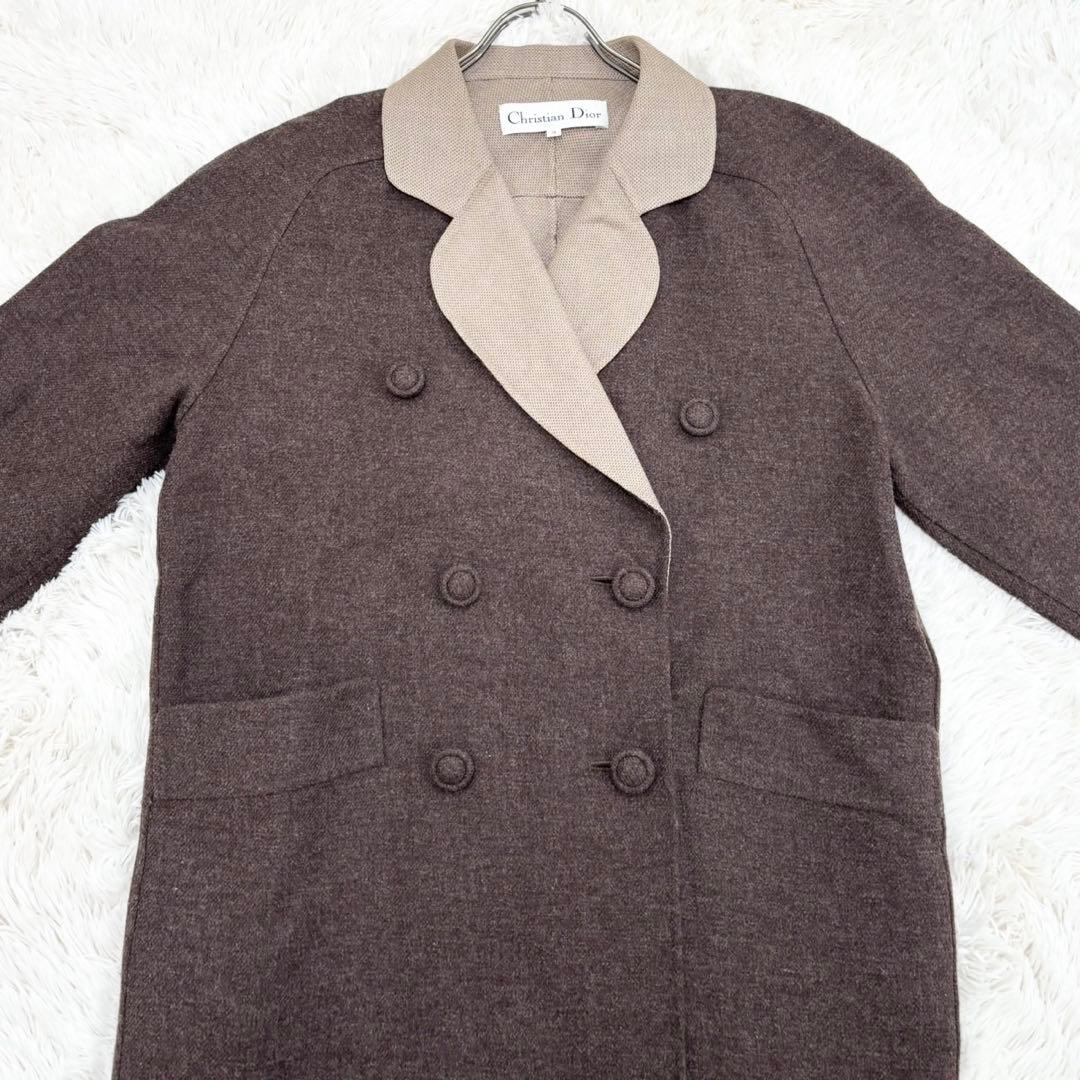 クリスチャンディオール チェスターコート ダブル 9号