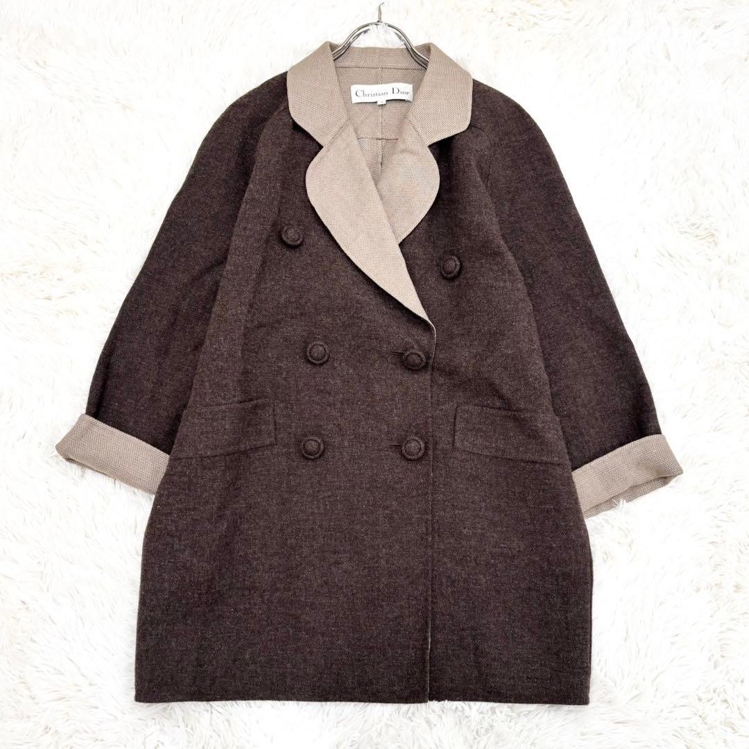 クリスチャンディオール チェスターコート ダブル 9号
