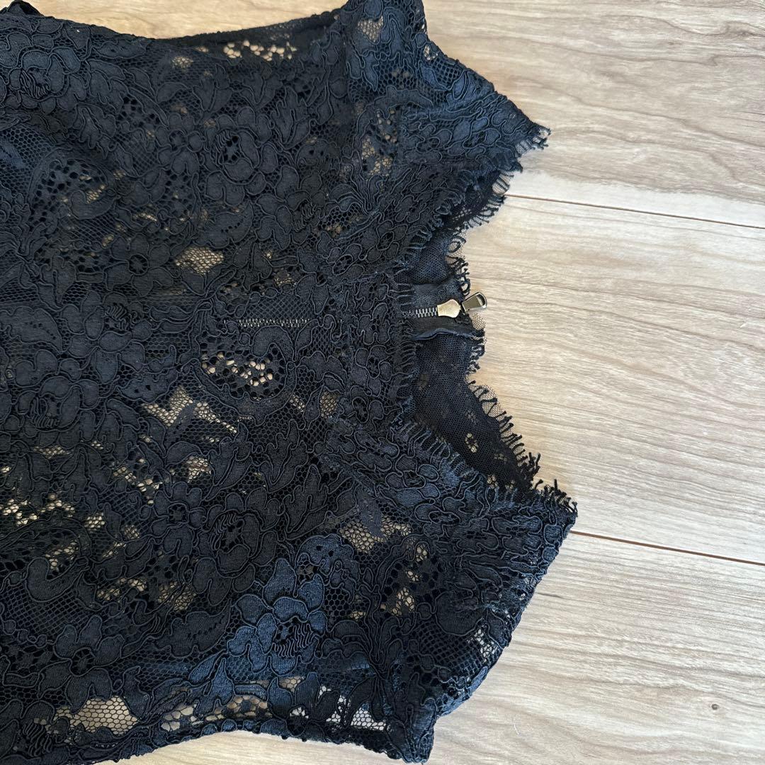 DOLCE & GABBANA ドルガバ レース ノースリーブ サイズM