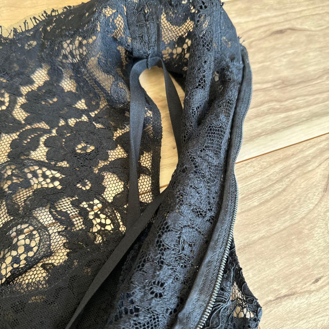 DOLCE & GABBANA ドルガバ レース ノースリーブ サイズM