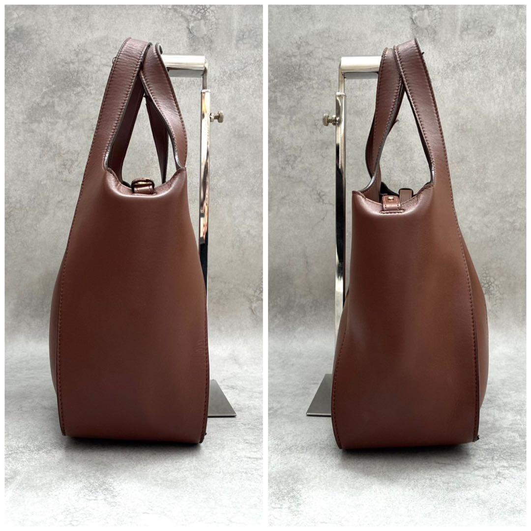 ✨付属品完備✨ステラマッカートニー ロゴトートバッグ 2WAY ブラウン