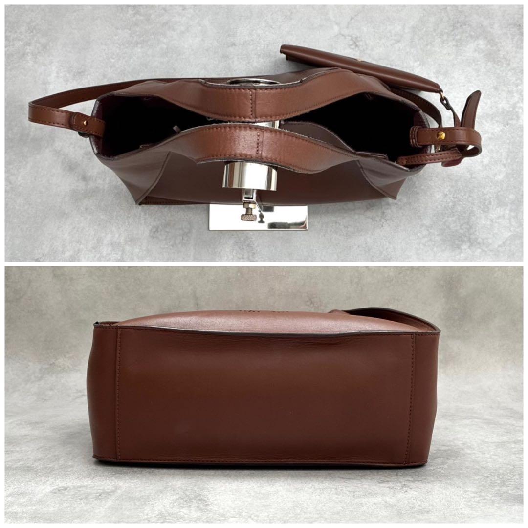 ✨付属品完備✨ステラマッカートニー ロゴトートバッグ 2WAY ブラウン