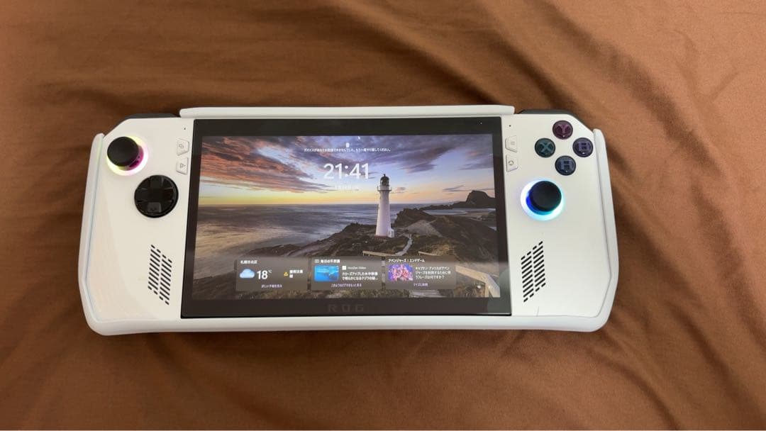 ROG Ally ホワイト ケース・プロテクター付き