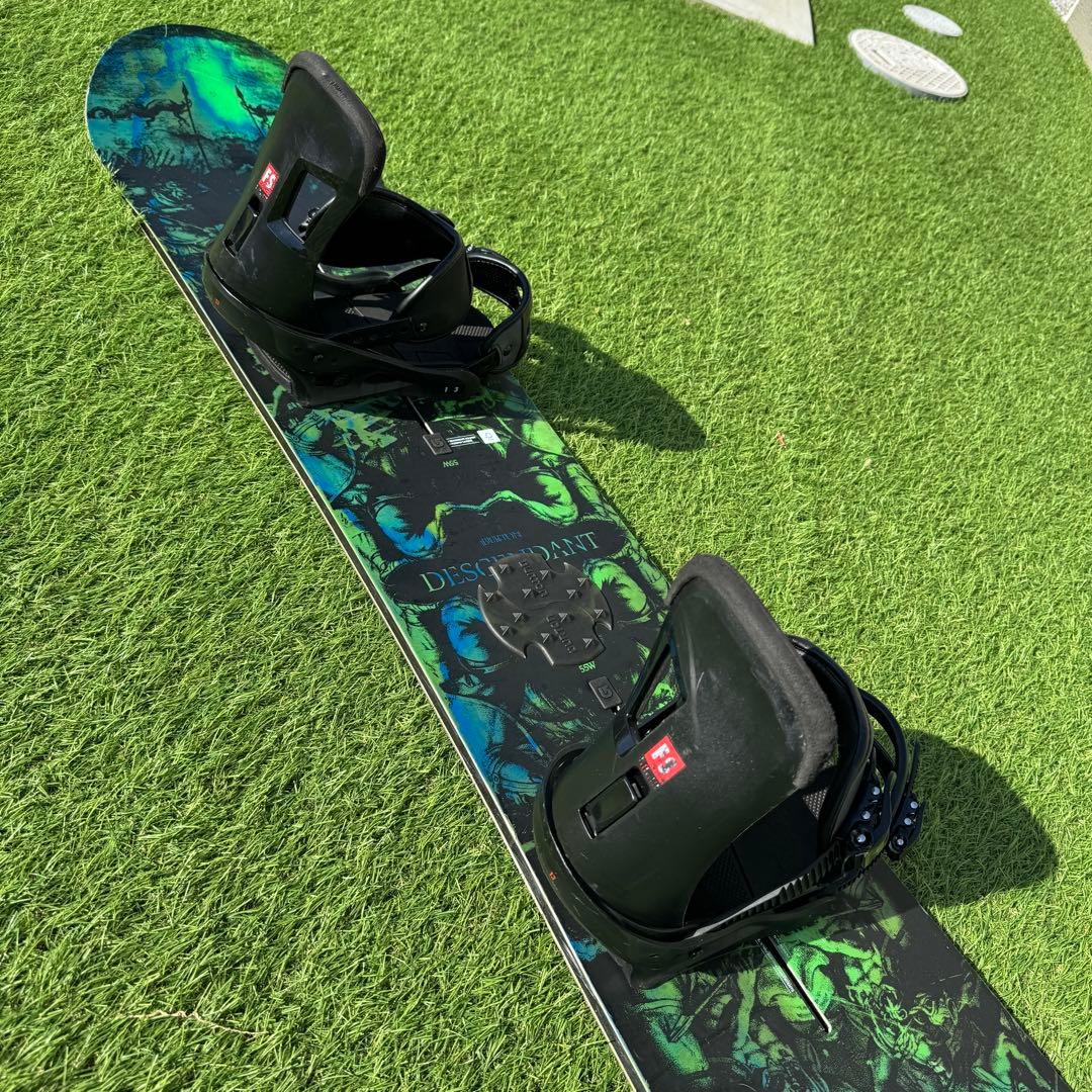 バートン ディセンダント 155cmW バイン付き フリースタイルM