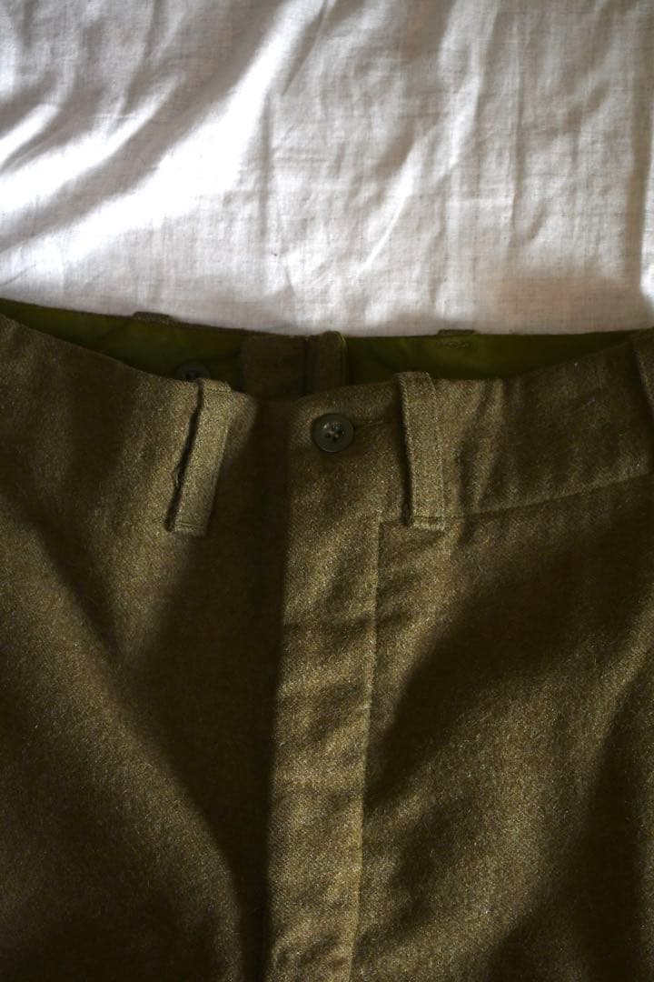 Us vintage ウールパンツ military 60s french