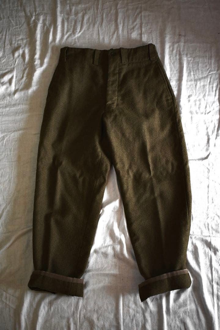 Us vintage ウールパンツ military 60s french