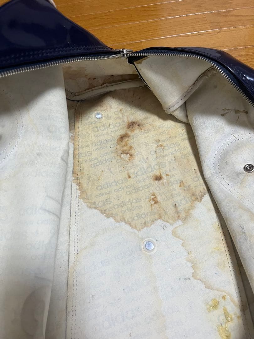 80's　adidas アディダス　エナメルボストン　ヴィンテージ