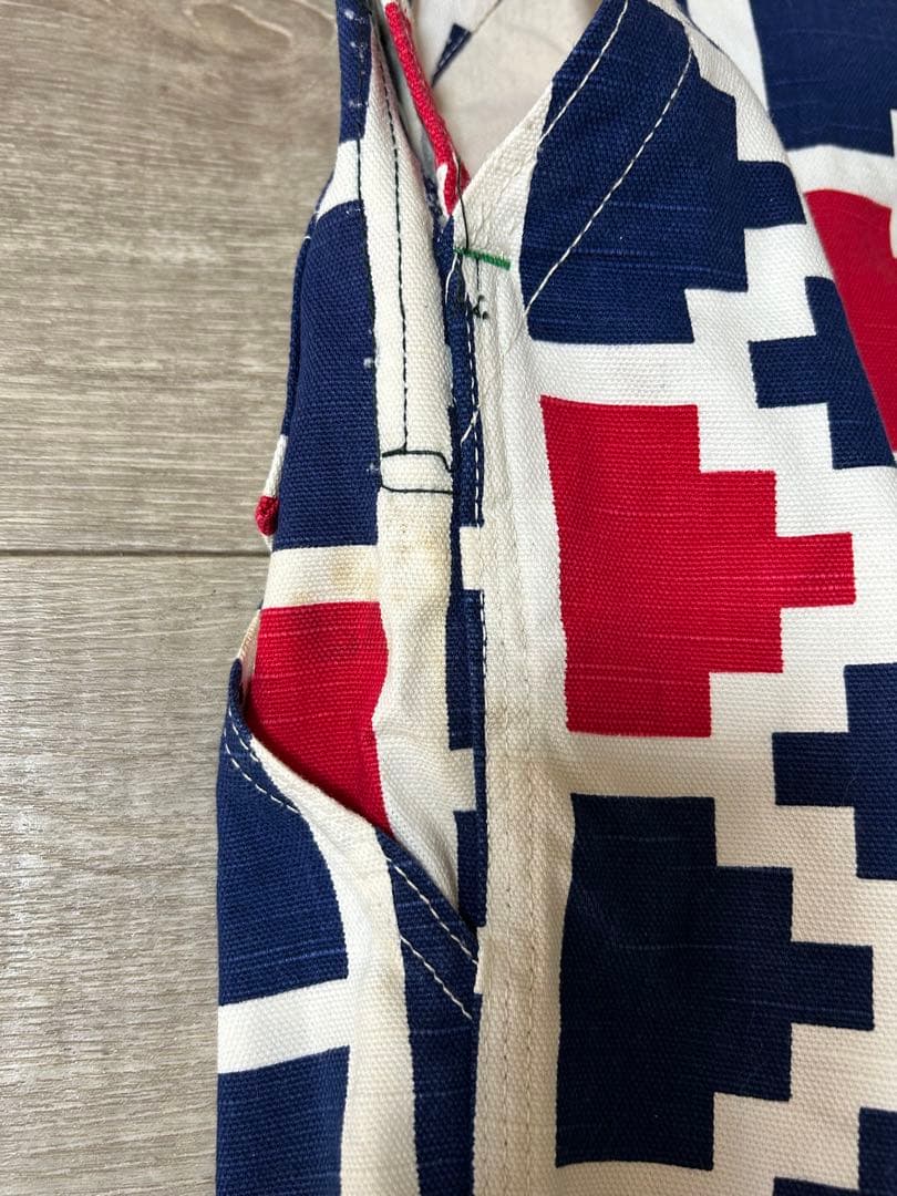 60s 70s ビンテージ オーバーオール 総柄 big smith