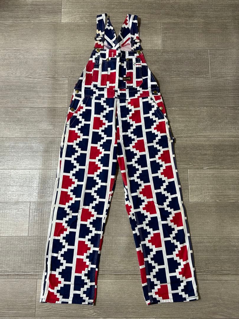 60s 70s ビンテージ オーバーオール 総柄 big smith