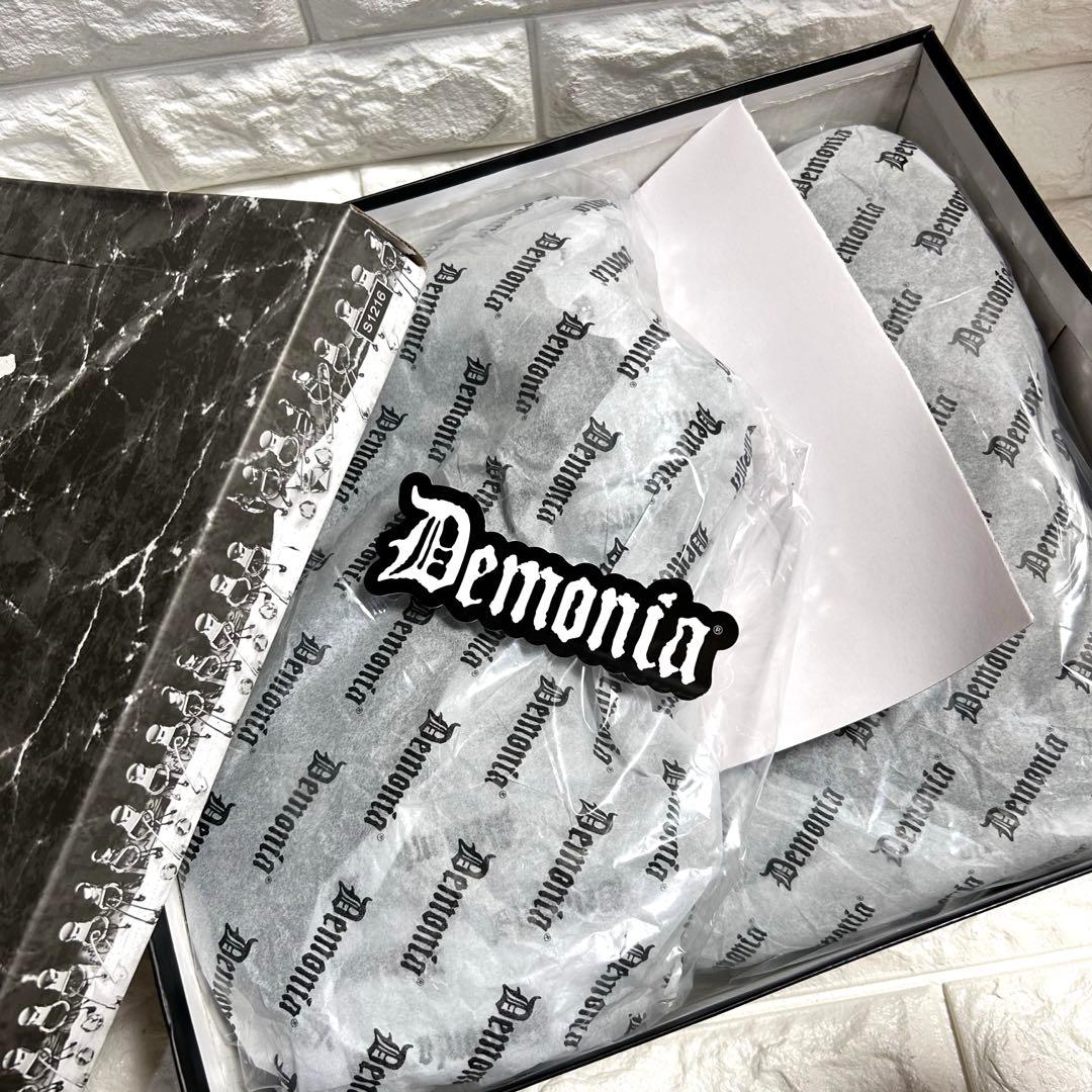 え*る様 新品未使用⭐️ Demonia デモニア 厚底スニーカー ブーツ 黒2