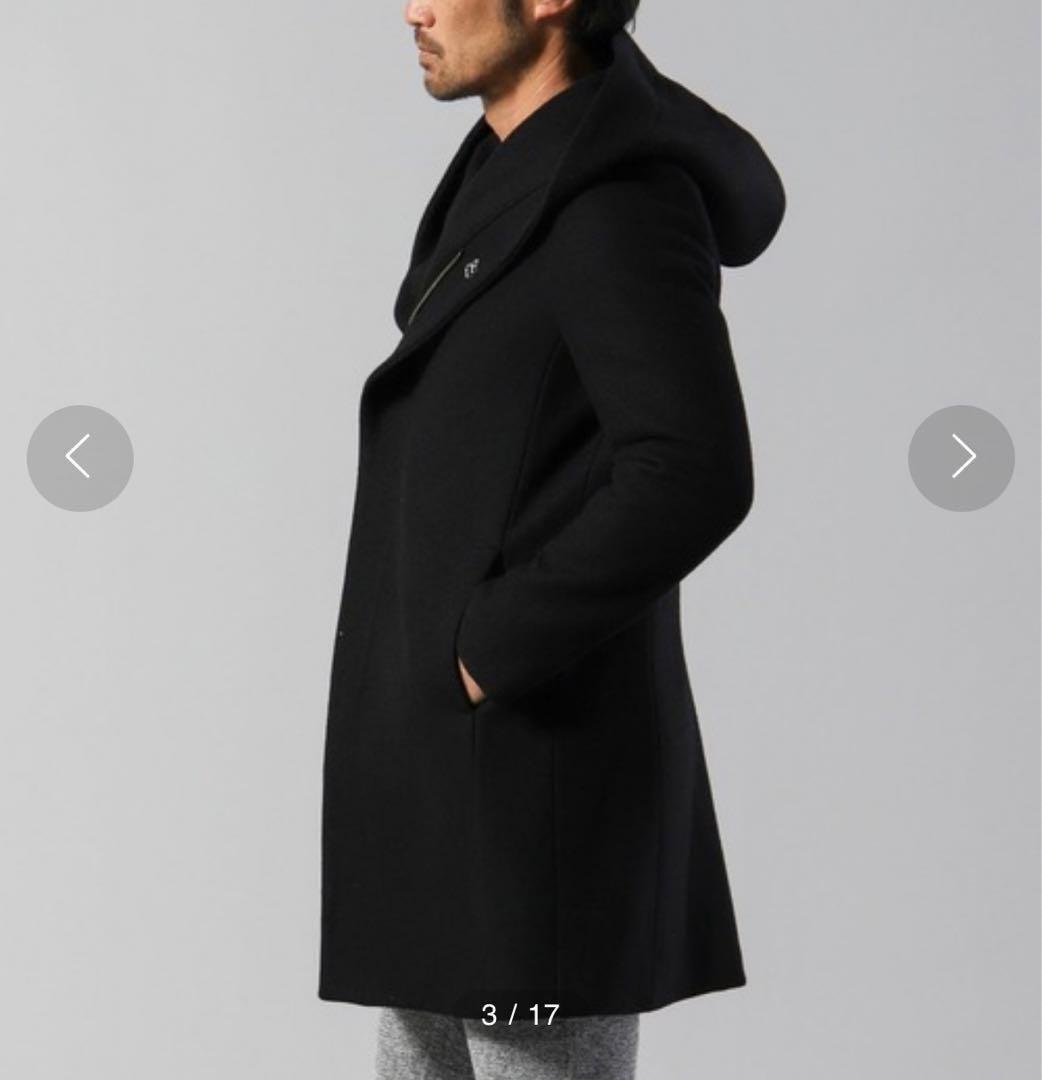 TETE HOMME ラップフードコート　カシミヤ