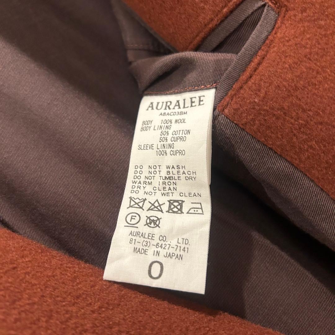 【AURALEE】チェスターコート