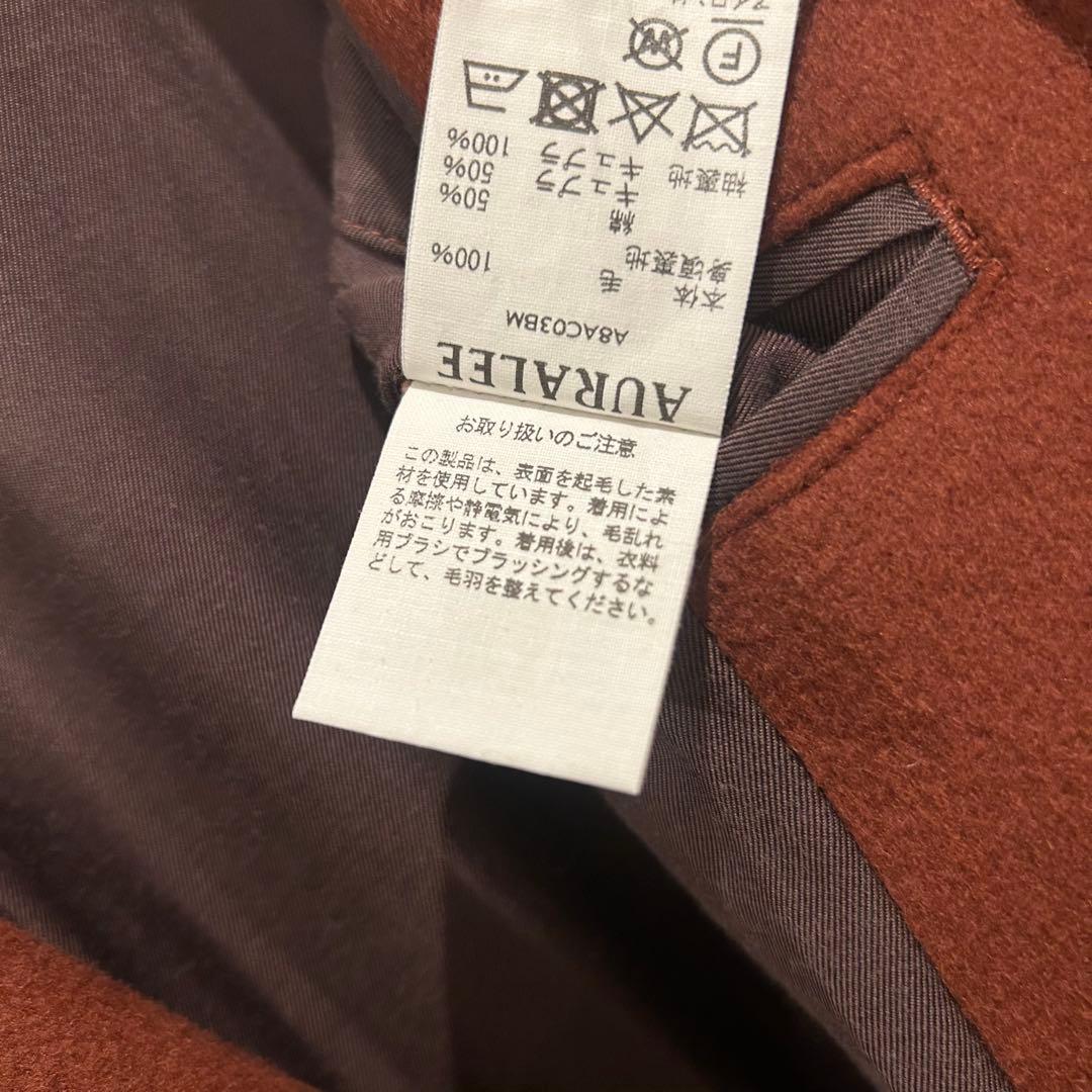 【AURALEE】チェスターコート