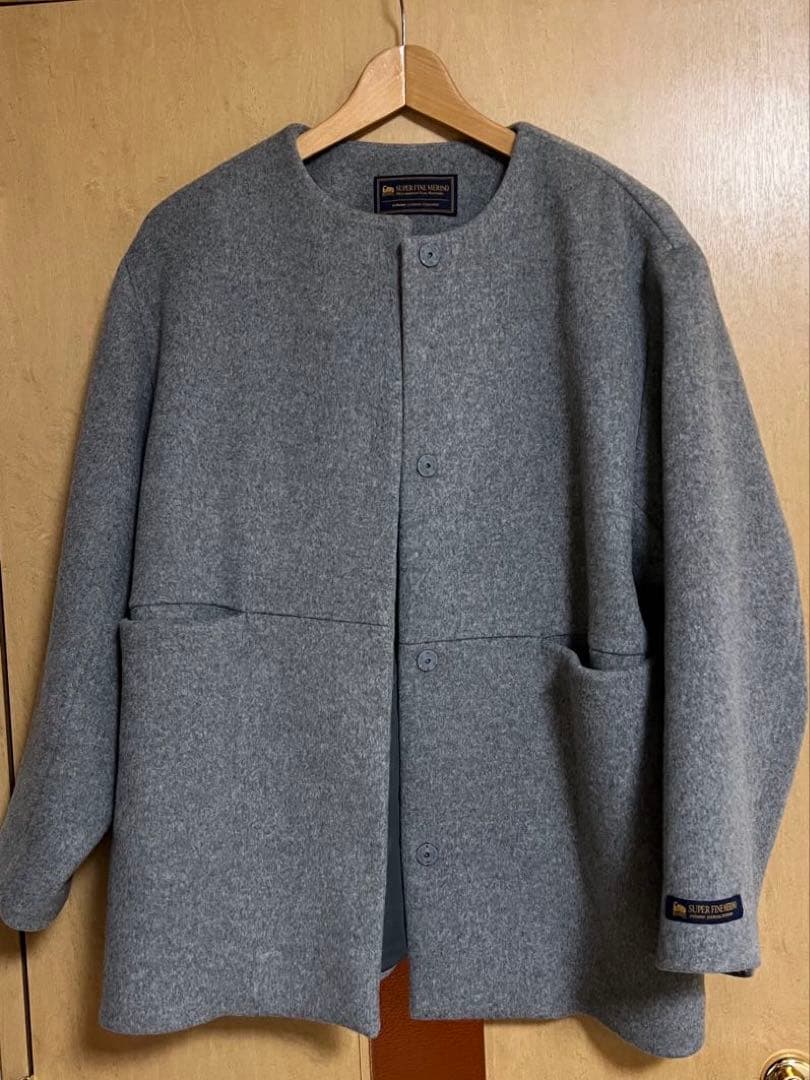 ★ジャーナルスタンダードレリューム スーパーファインビーバークルーネックコート