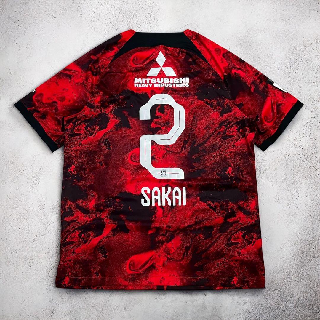 【極美品】2024 浦和レッズ #2 酒井宏樹 ホーム ユニフォーム NIKE