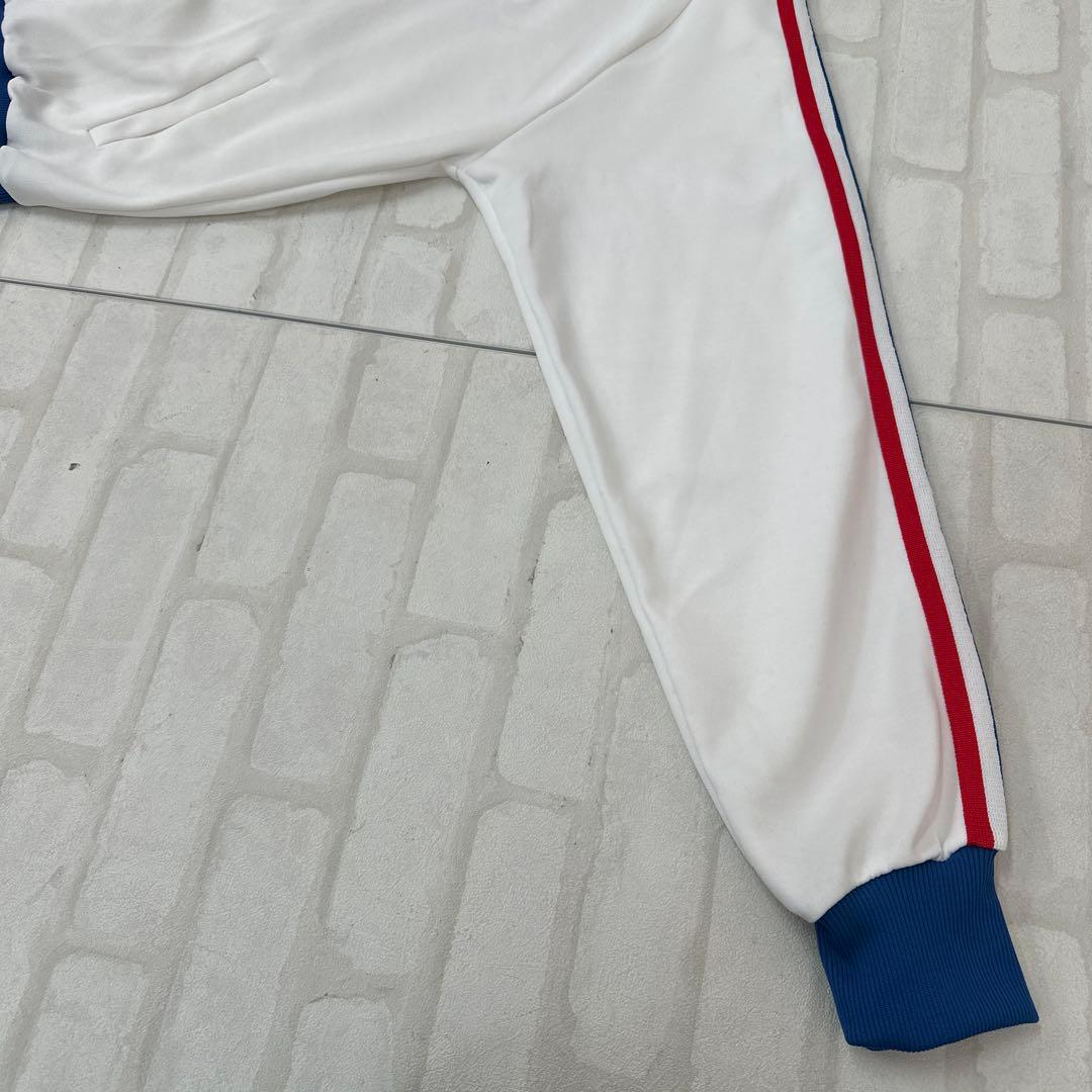 値下げ 70s アディダス OLD adidas トレフォイル 刺繍 ジャージ