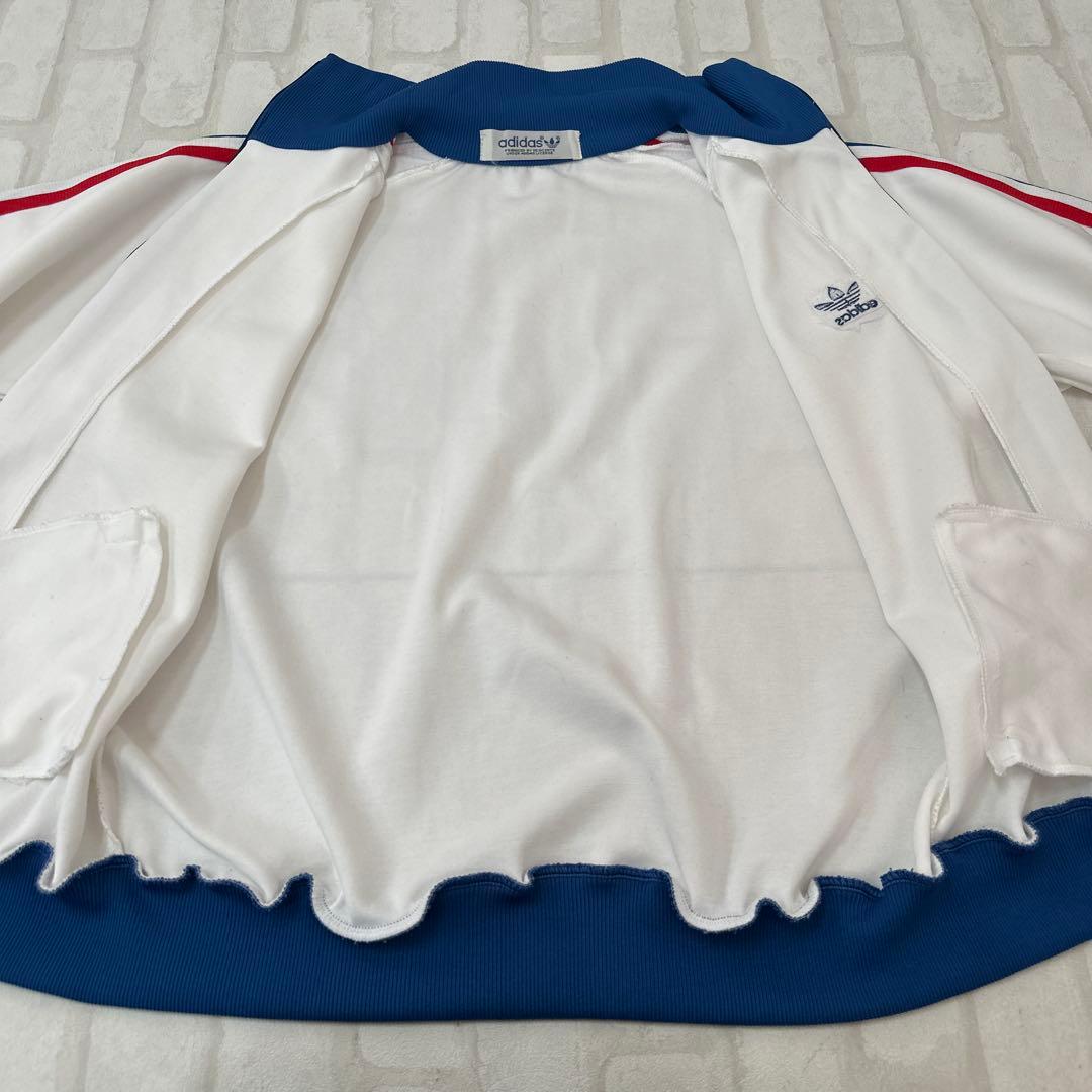 値下げ 70s アディダス OLD adidas トレフォイル 刺繍 ジャージ