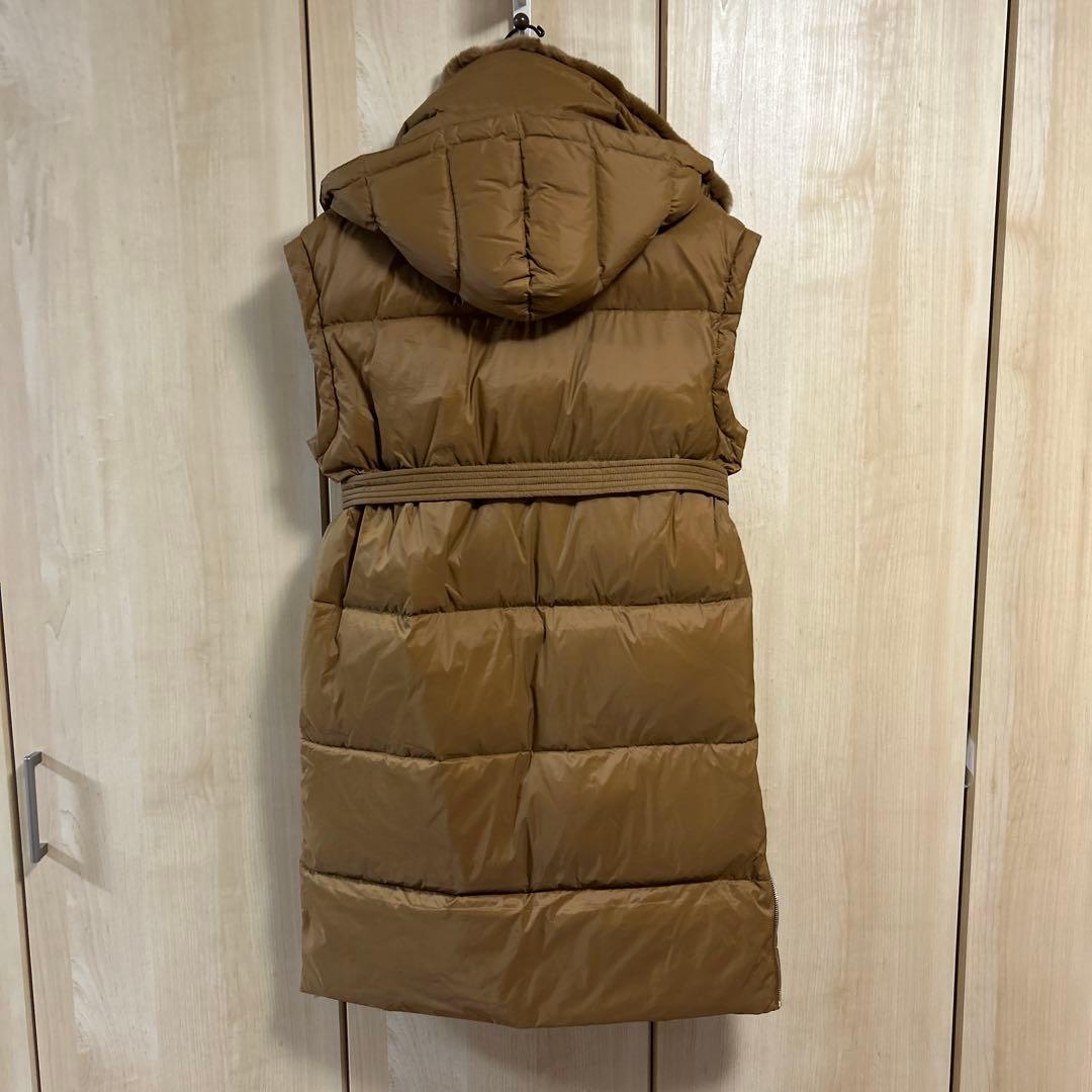 美品　イブサロモン　オリラグ　ファー　ダウンベスト　毛皮ジレコート