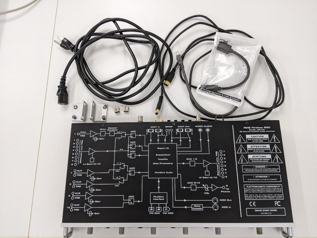 【ジャンク】RME Fireface 800 オーディオインターフェイス