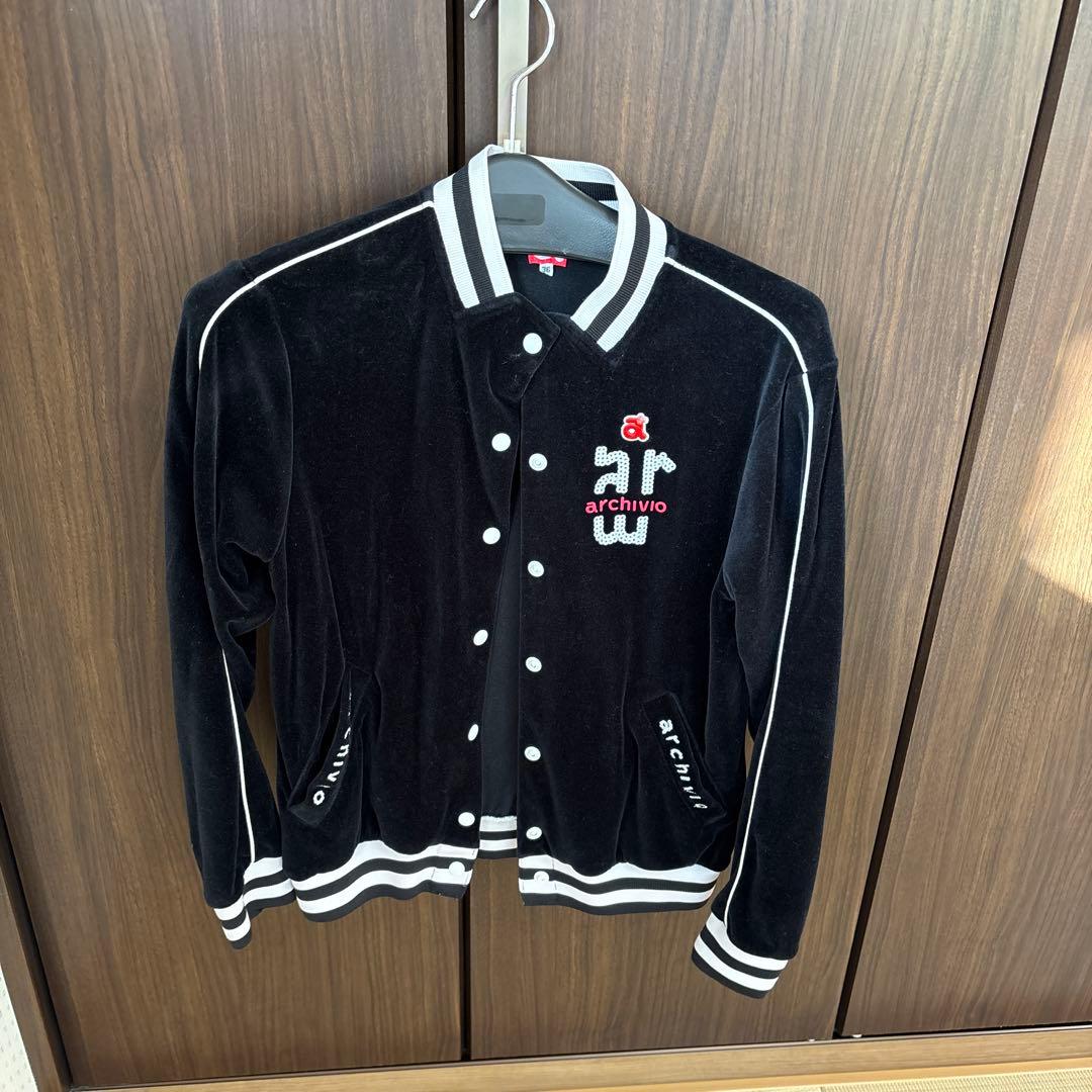 archivio ベルベットジャケットとセーターセット