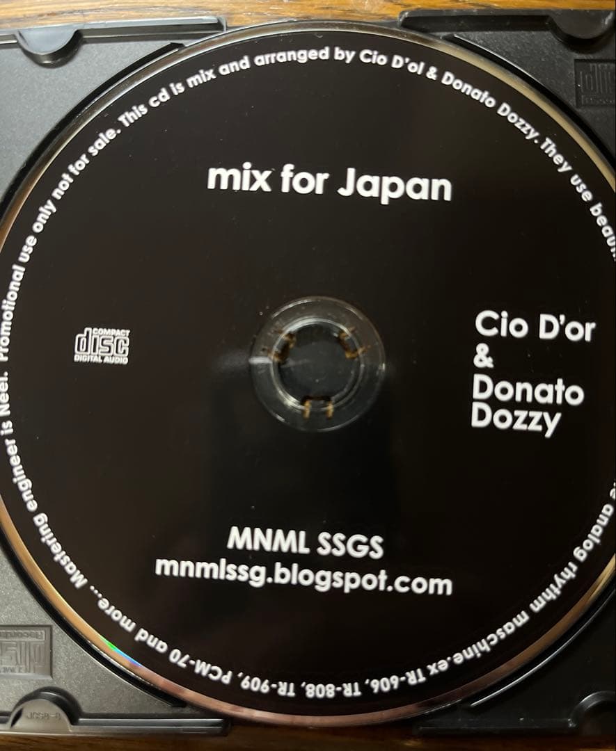 洋楽 Cio D'or & donato dozzy mnml ssgs