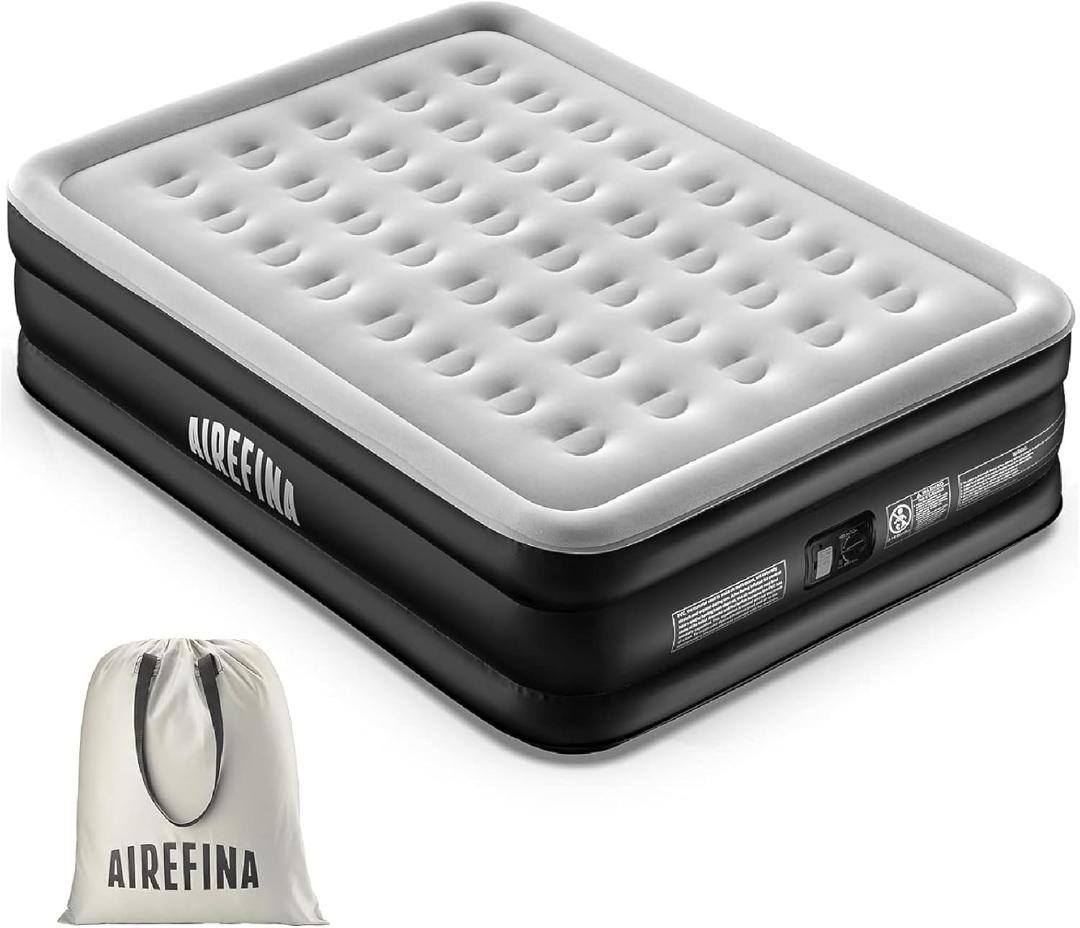 【開封・未使用】Airefina エアーベッド ダブルサイズ 電動ポンプ内蔵