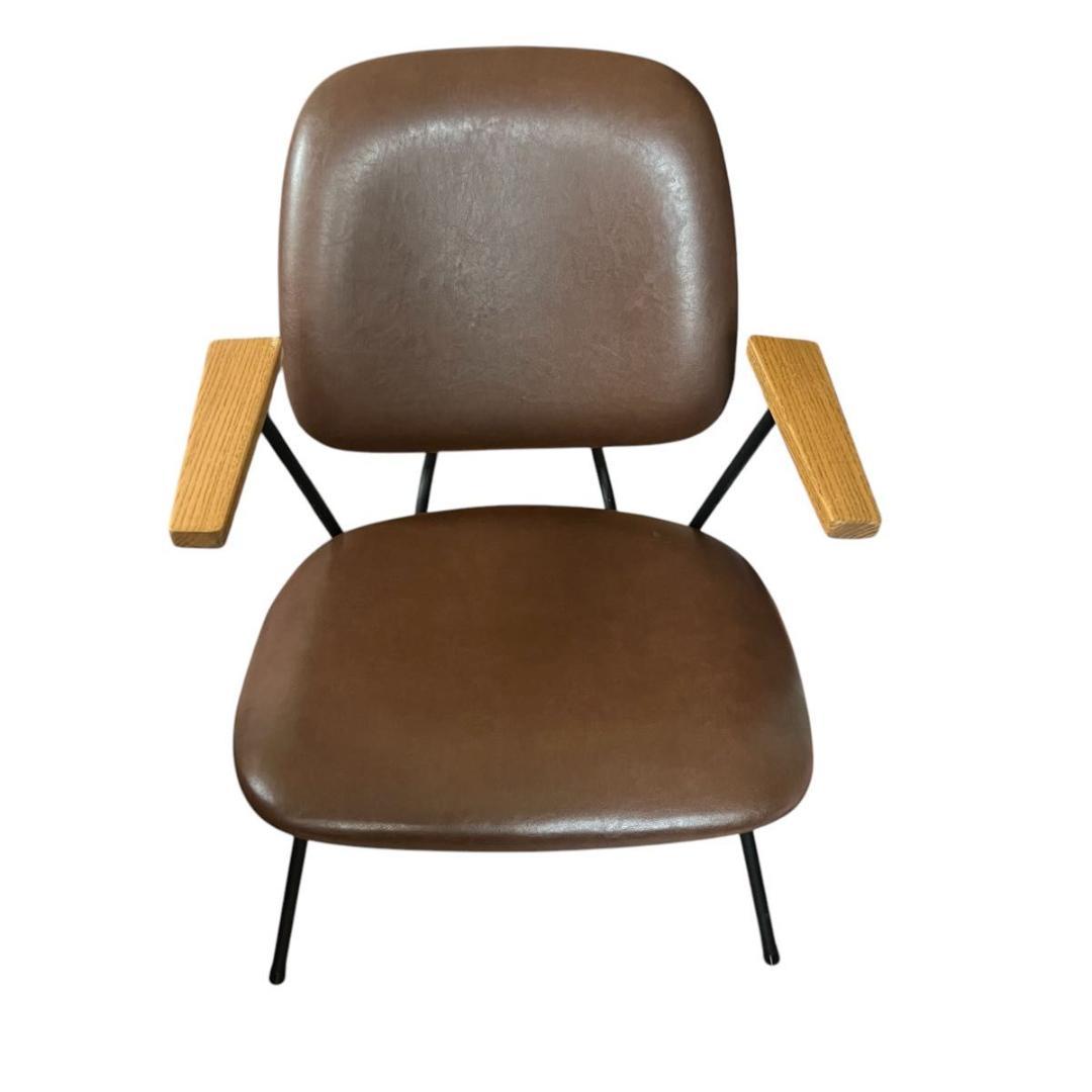 アボック ダイニングチェア 肘付 キャメル　クラッシュゲート　関家具　 椅子