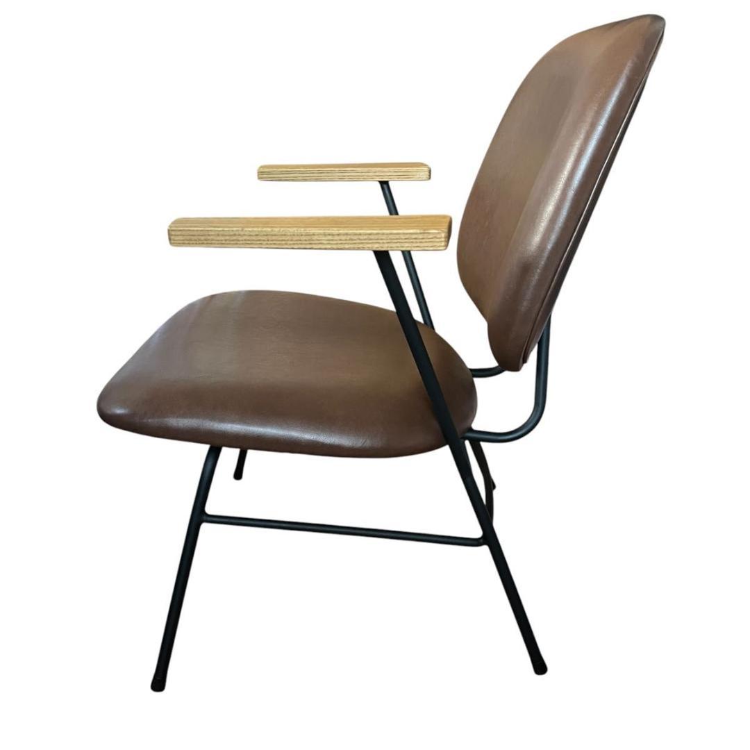 アボック ダイニングチェア 肘付 キャメル　クラッシュゲート　関家具　 椅子