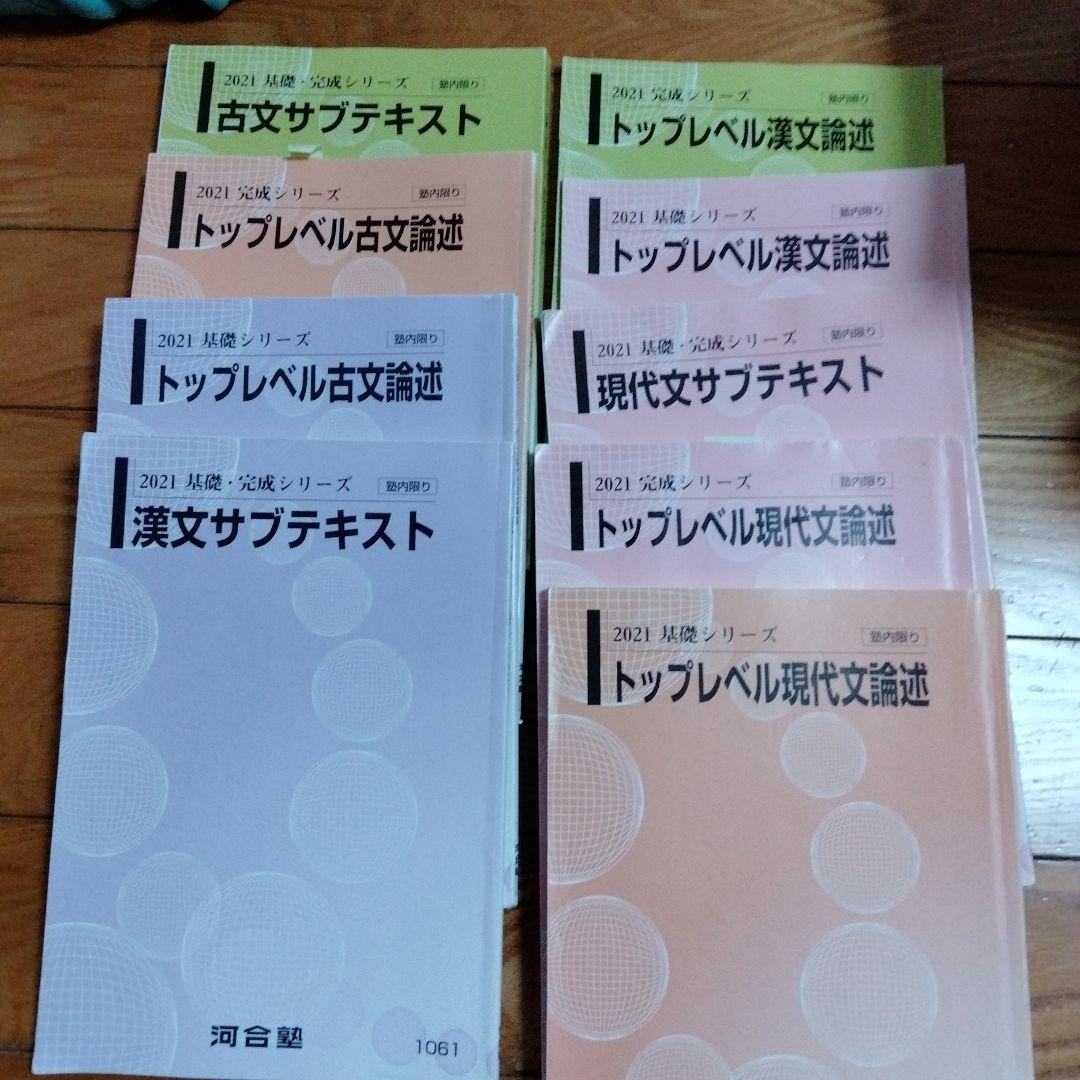 河合塾　東大文類コーステキスト　高卒生
