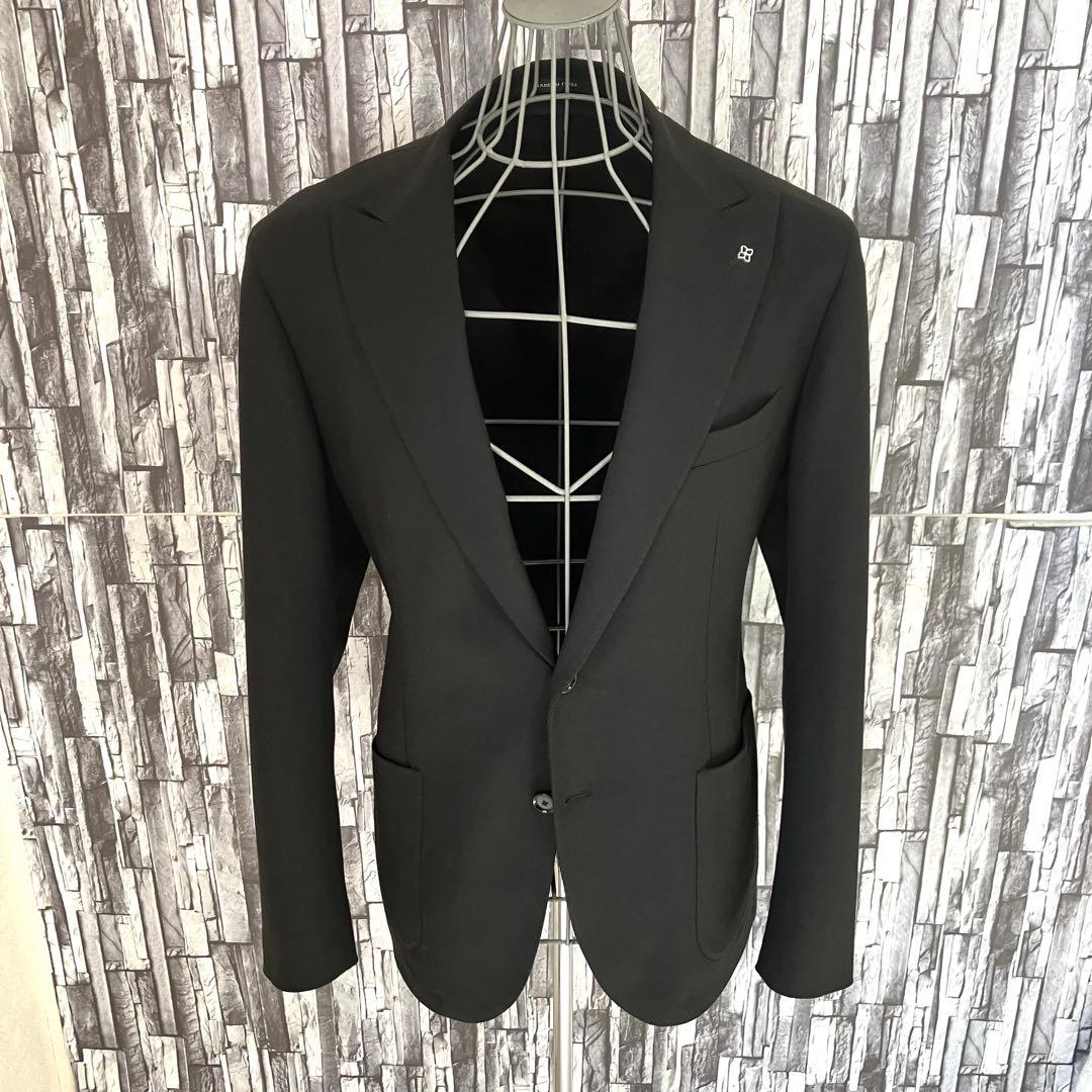 TAGLIATOREタリアトーレジャケット・DERRICK・黒ピークドラペル52