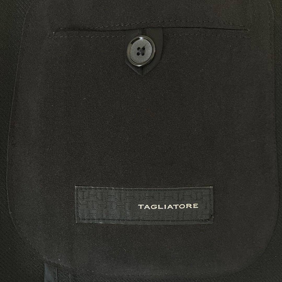 TAGLIATOREタリアトーレジャケット・DERRICK・黒ピークドラペル52