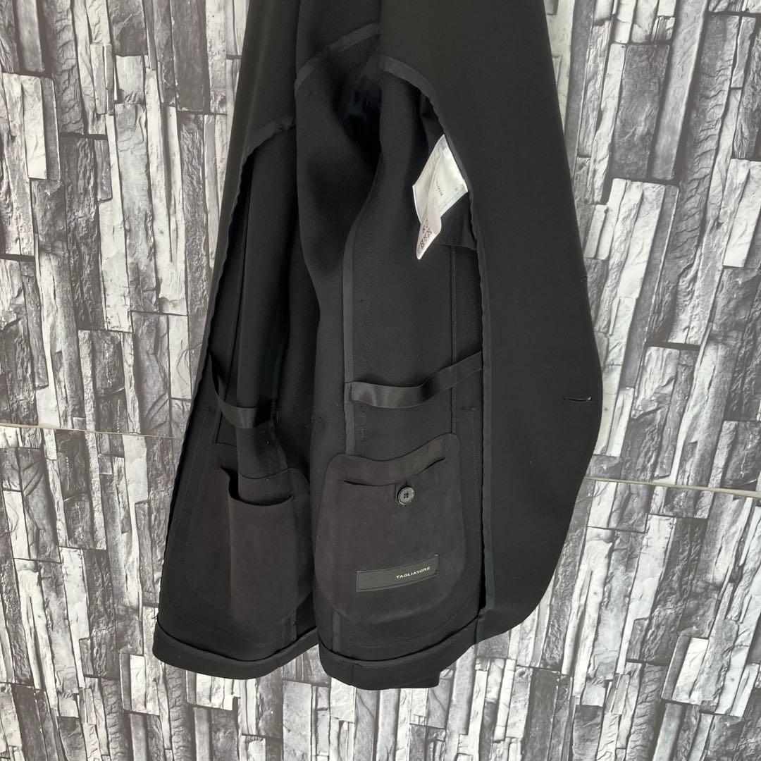 TAGLIATOREタリアトーレジャケット・DERRICK・黒ピークドラペル52