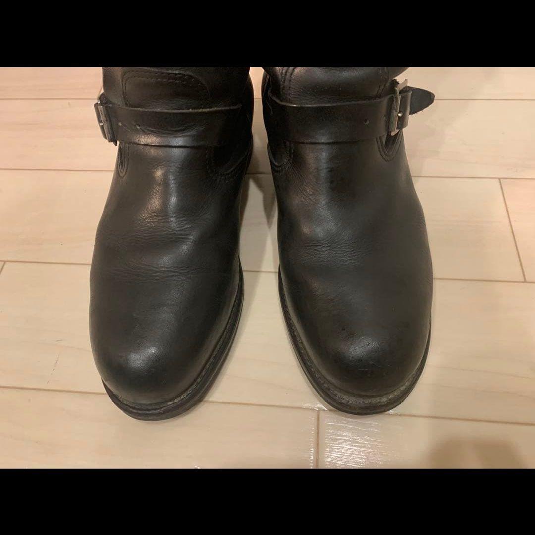 チペワ エンジニアブーツ バイク バイカー ツーリング 黒 レザー 27cm