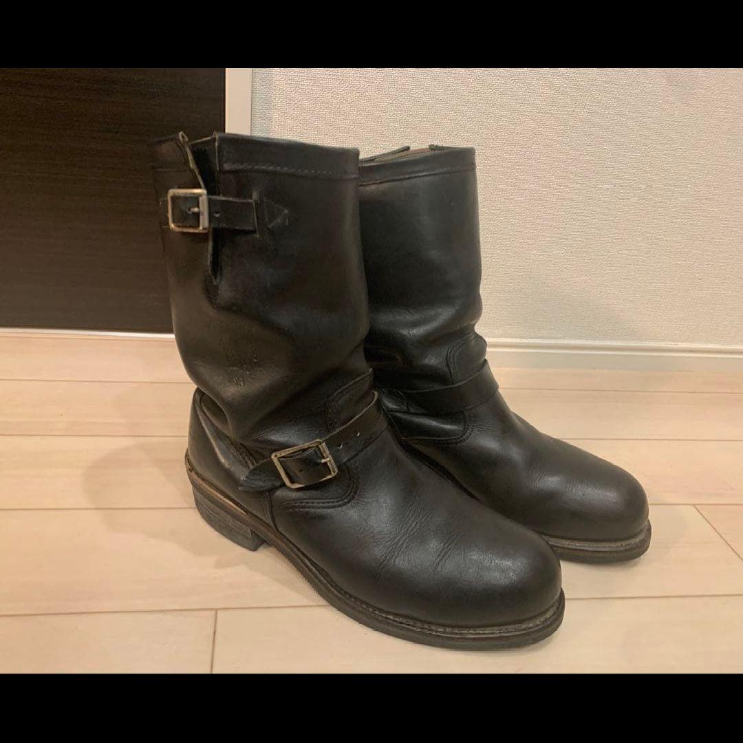 チペワ エンジニアブーツ バイク バイカー ツーリング 黒 レザー 27cm