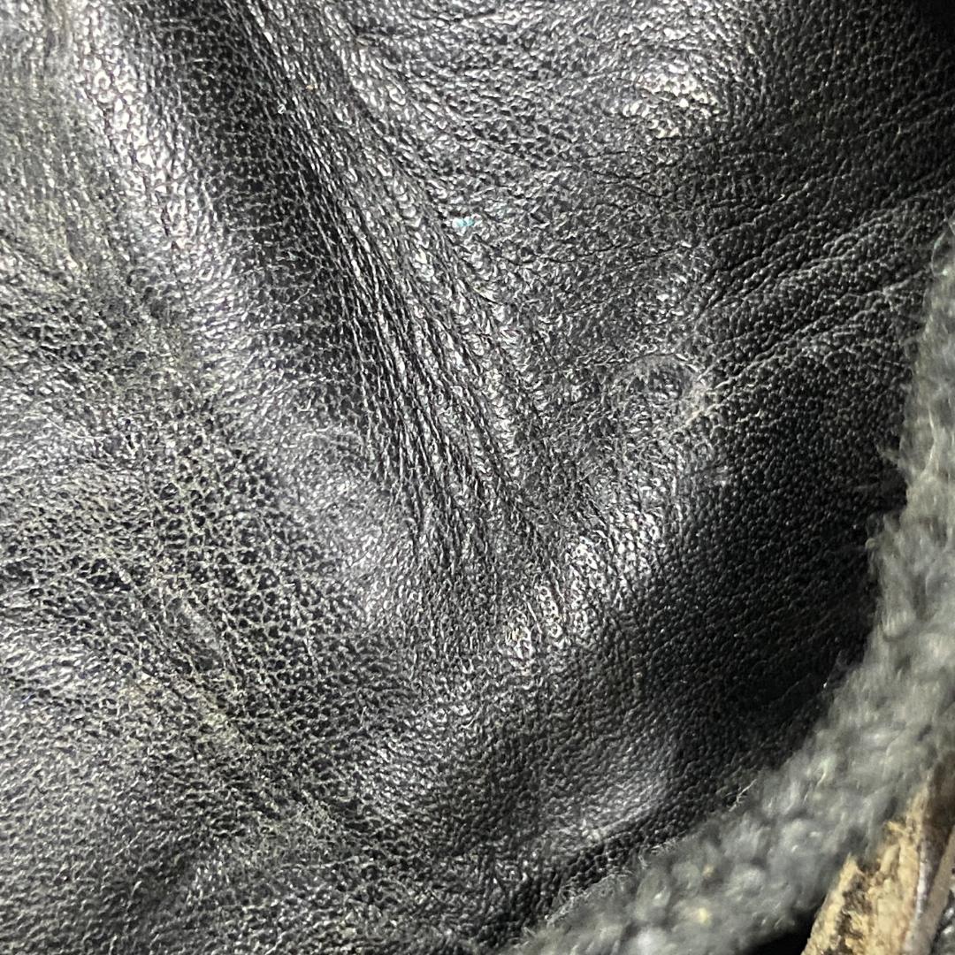 レッドウィング　ブラック　レザー ブーツ　７　１／２