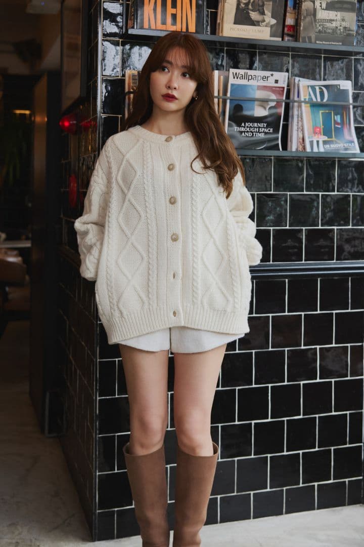 Her lip to Twinkle Wool Boucle Shorts 新品