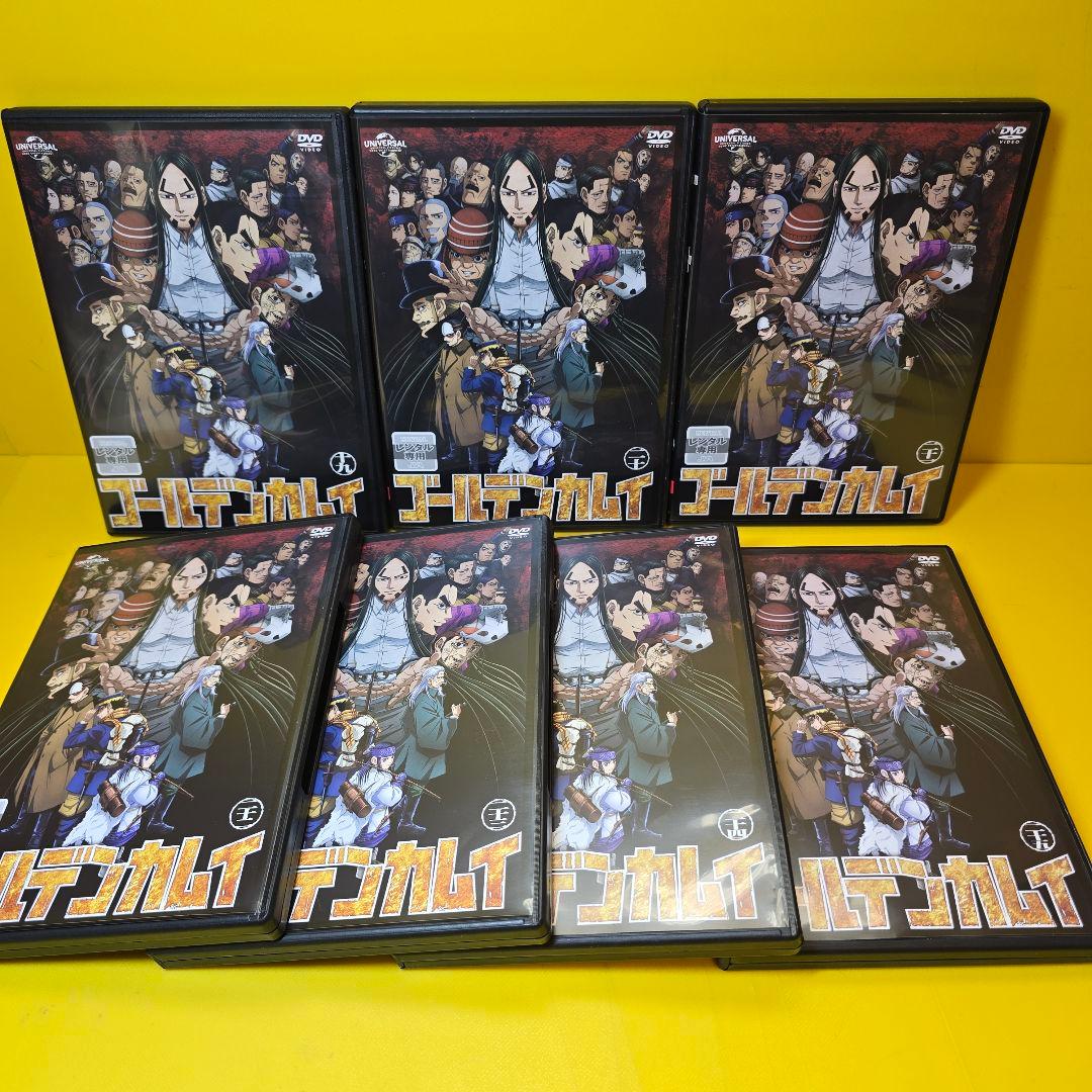 ※新品ケース交換済み　「ゴールデンカムイ」1期~4期 全25巻 DVD