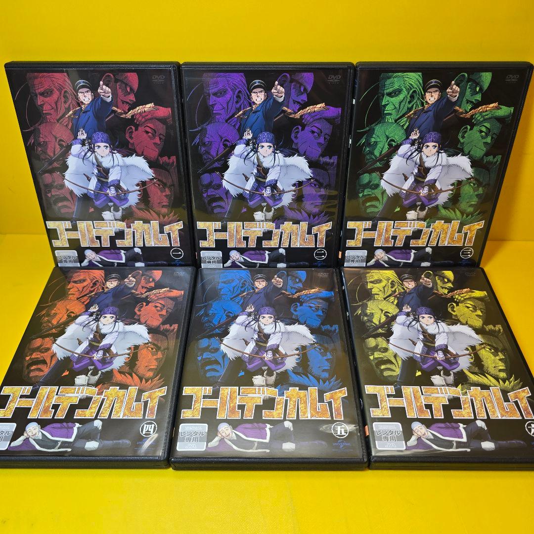 ※新品ケース交換済み　「ゴールデンカムイ」1期~4期 全25巻 DVD