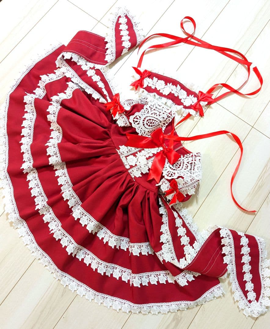 ハンドメイド　ワンピース　100size