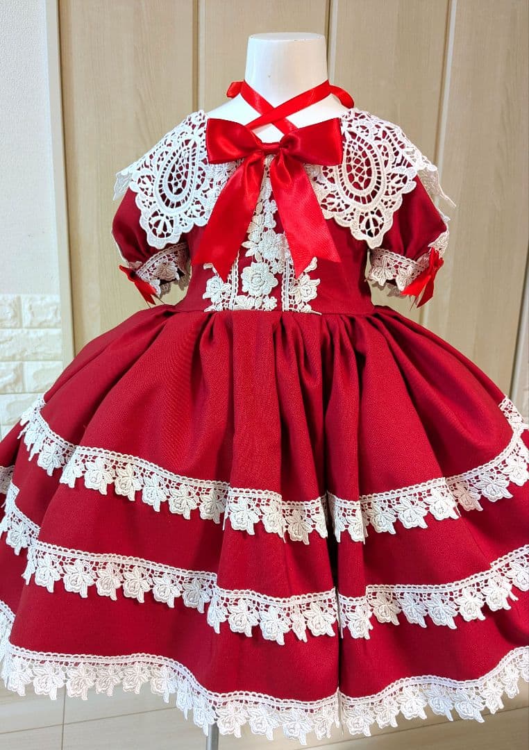 ハンドメイド　ワンピース　100size