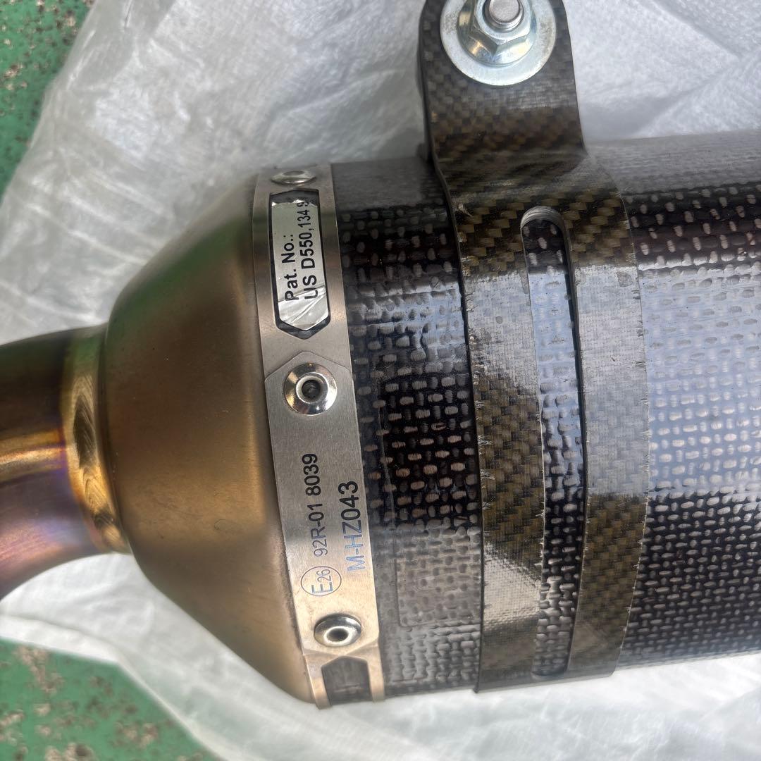 zx10r マフラー16〜20AKRAPOVIC マフラーステーレーシングフック