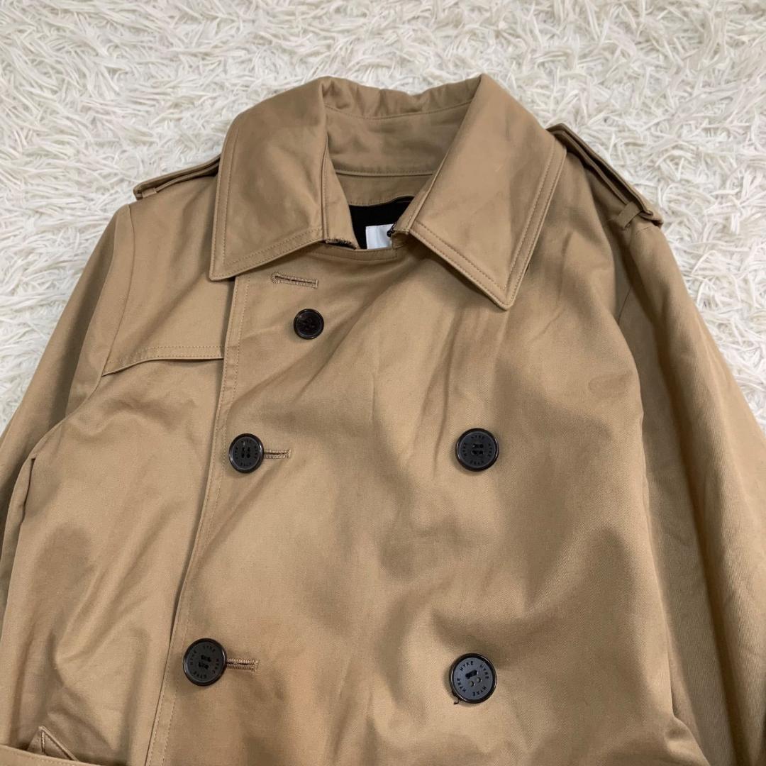 美品✨定番✨ハイク 3 ウールライナー付きトレンチコート コットン ベージュ