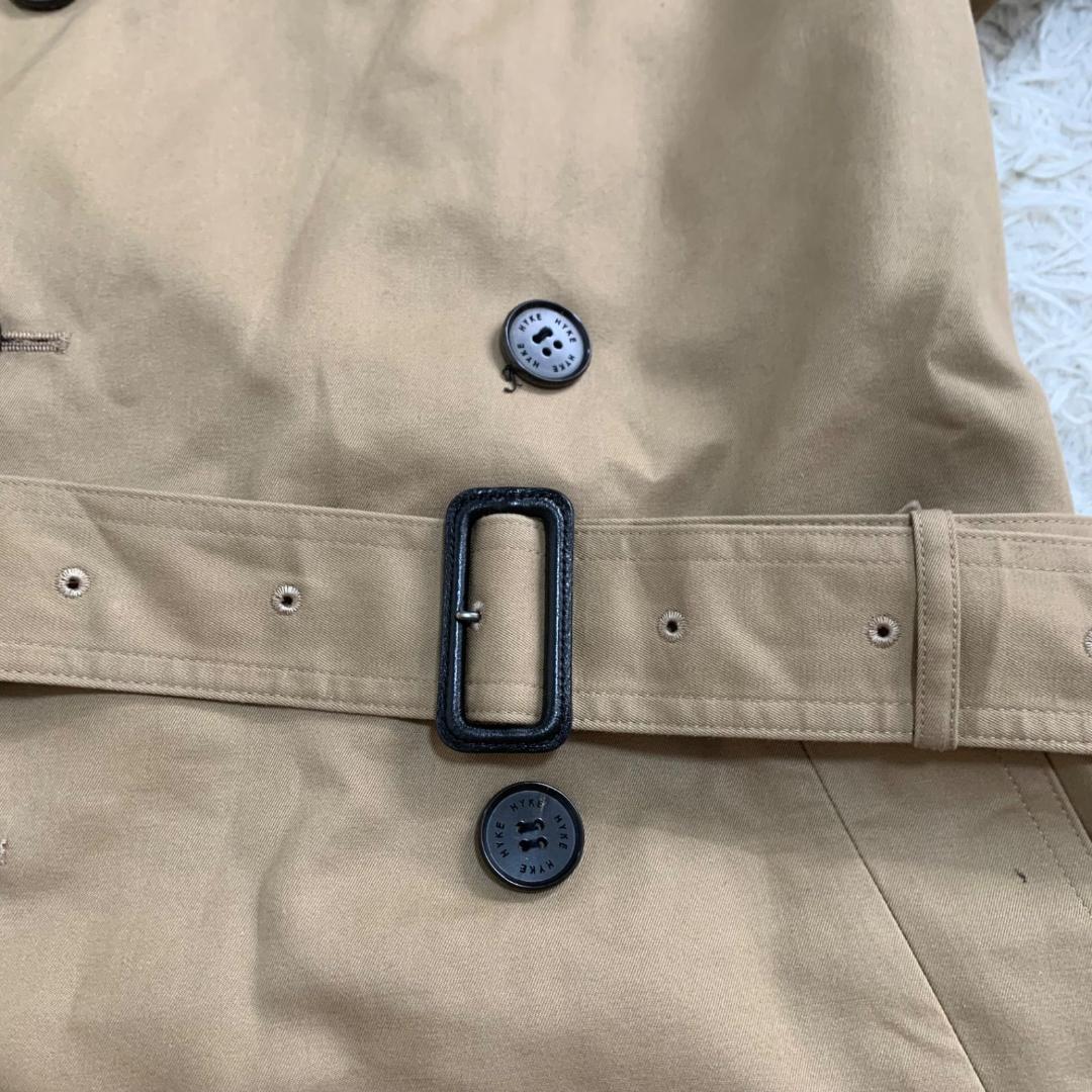 美品✨定番✨ハイク 3 ウールライナー付きトレンチコート コットン ベージュ