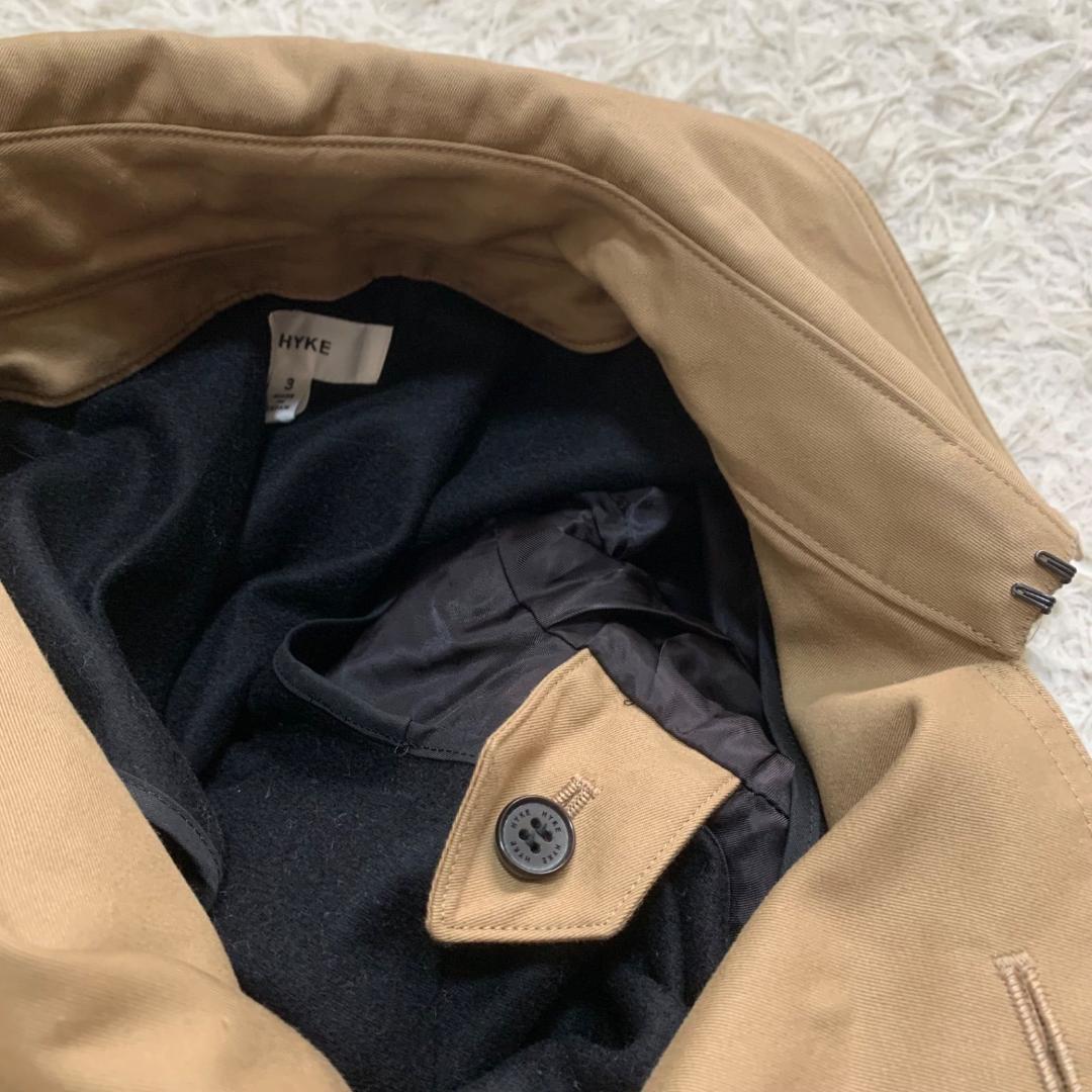 美品✨定番✨ハイク 3 ウールライナー付きトレンチコート コットン ベージュ