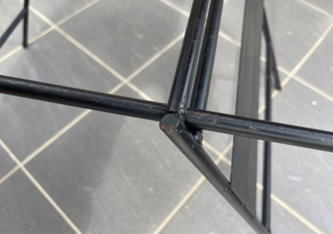 アイアン工房　アイアンテーブル+マルチテーブル+ウォールナット天板