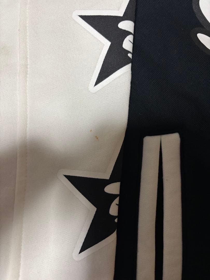 A BATHING APE スタジャン ブルゾン カモフラ柄 裏起毛 M