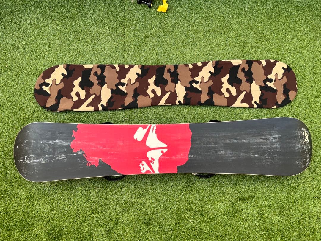 TTRD スノーボード オレンジ/黒 バインディング付き