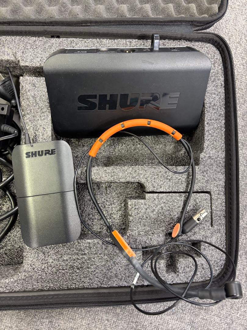 SHURE BLX14 ワイヤレスシステム ヘッドセット付き